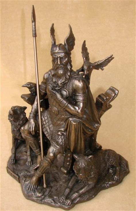 Wie viel spaß macht der selbst erklärte gott des schabernacks auf dem kleinen bildschirm? Odin Germanisch Gott Wodan bronziert Skulptur Figur NEU | eBay