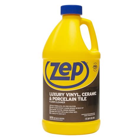 Zep Zep Luxury Vinyl Ceramic And Porcelain Tile Cleaner 64 Oz In The