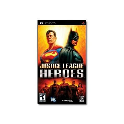 Justice League Heroes Sony Psp