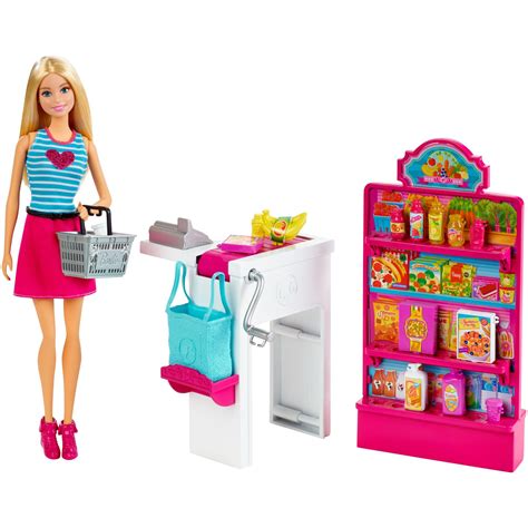 Barbie Malibu Ave Market With Doll Playset
