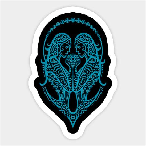 This is the best workout for you, according to your zodiac sign but ever wondered if the time of year you were born could affect your intelligence, too? Blue Gemini Zodiac Sign - Gemini - Sticker | TeePublic