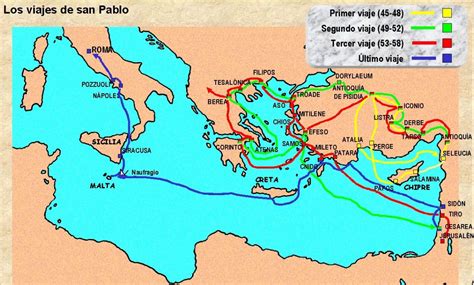 Mapa Actual Viajes De Pablo