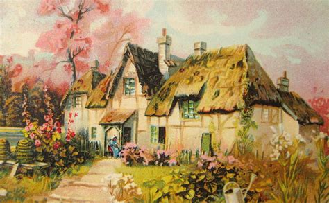 Cottage Cottage Art Cottage Painting Cottage Illustration