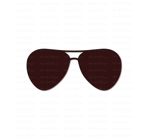Aviator Sunglasses Svg Silhouette Cricut Cut File Digital Download Svg Eps Png Dxf Ai Instant