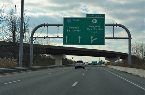 Interstate 95 South Aaroads Delaware