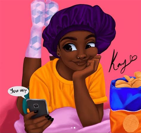 Pin By Chiyane Tingzz On Screen Savers Black Girl Cartoon Black Girl