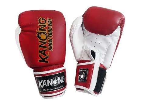 Kanong Muay Thai Boxing Gloves Red