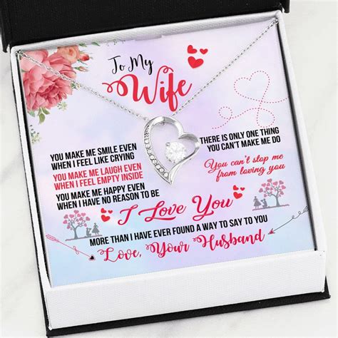 to my wife i love you love your husband forever love etsy