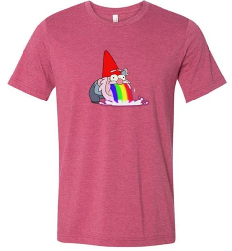 Rainbow Puking Gnome Gravity Inspired Big Dipper Falls Puke Etsy