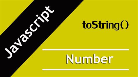 Javascript Tostring Method Convert Number To String In Hindi Youtube