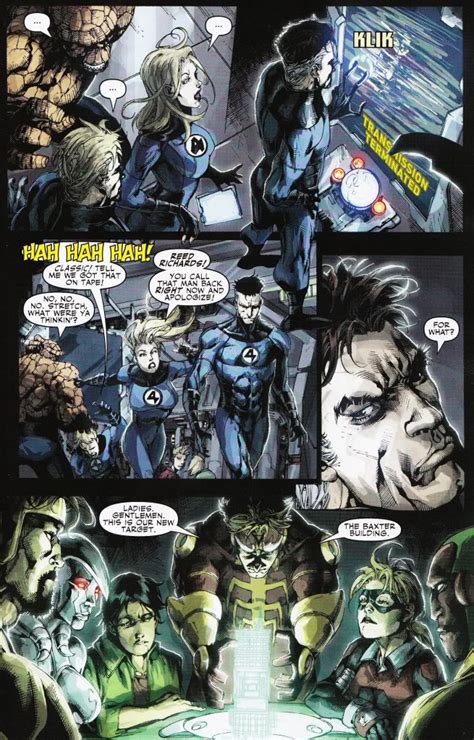 Comicpageoftheweekend Mighty Avengers Vs Fantastic Four