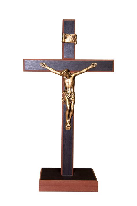 Crucifix With Stand Gold 12 Inches C5 12080 Gld St Pauls