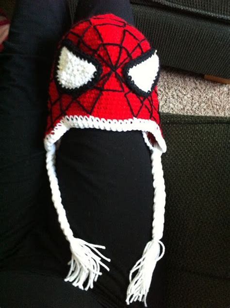 Crochet Spiderman Hat Crochet Character Hats Crochet Hat Pattern