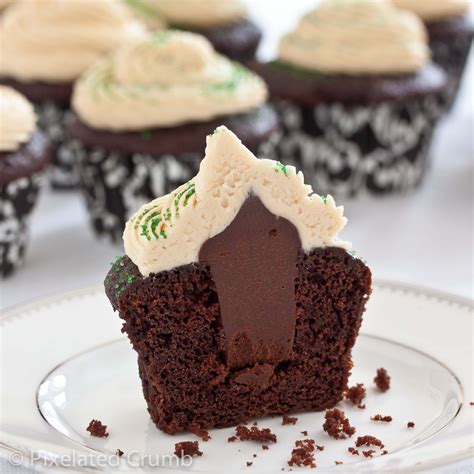 In a bowl, beat together whipped cream, powdered sugar and vanilla until it just begins to get thick. Chocolate Stout Cupcakes with Whiskey Ganche and Irish ...