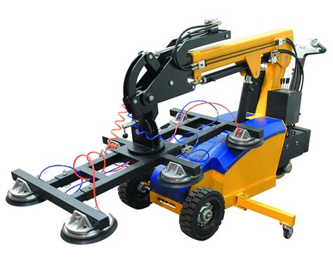 Battery Powered All Terrain Mobile Vacuum Lifter With 6 Suction Cups