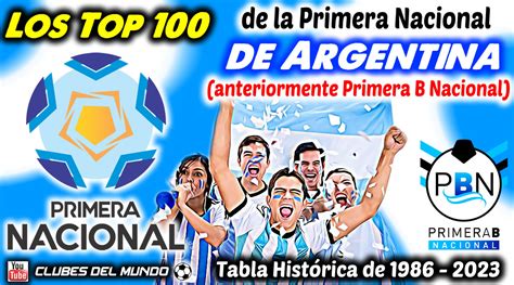 Clubes Del Mundo Del Fútbol Top 100 Clubes De La Primera Nacional