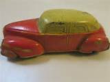 Toy Car Yellow Top Red Bottom