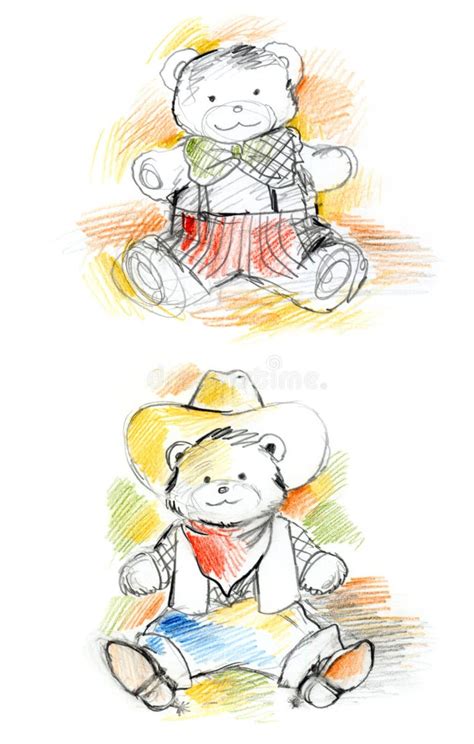 Cowboy Teddy Bear Stock Illustrations 56 Cowboy Teddy Bear Stock