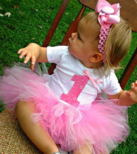 Baby Girl First Birthday Tutu Outfit With By Sweetbabytutus