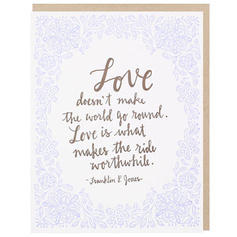 Romantic Love Quote Wedding Card Wedding Congratulations