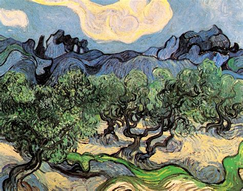 Van Gogh Olive Trees Vincent Van Gogh Art Van Gogh Landscapes Vincent Van Gogh Paintings