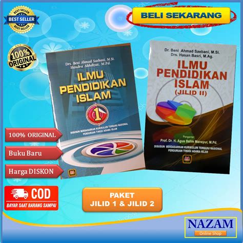 Jual Buku Ilmu Pendidikan Islam Jilid Oleh Beni Ahmad Saebeni