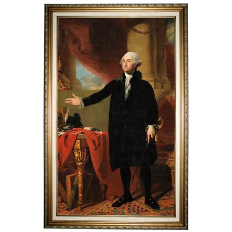 Historic Art Gallery George Washington Standing 1797 By Gilbert Stuart