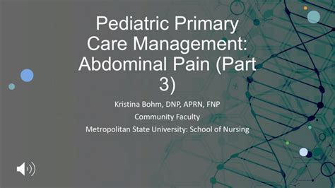 Pediatric Abdominal Pain Part 3 1