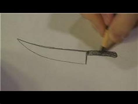 Realistic blood splatter on a black do rag. Drawing Lessons : How to Draw a Real Knife - YouTube