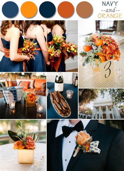 Fall Wedding Colors Navy And Orange It Would Be Nice If The Grooms