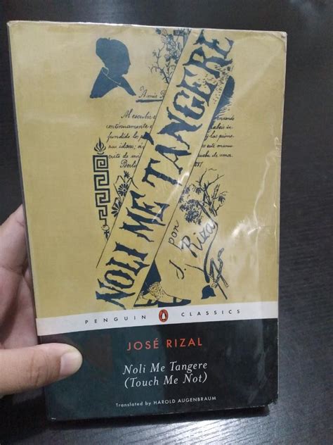 Noli Me Tangere Touch Me Not By Jose Rizal Hobbies And Toys Books