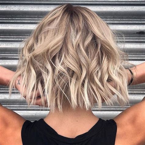 Choppy Blonde Balayage Bob Hair Styles Fine Hair Haircuts For Fine Hair