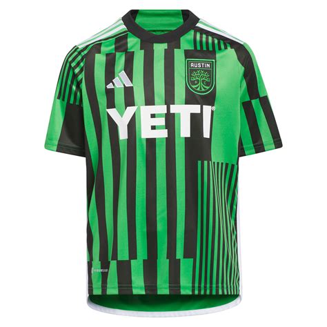 Austin Fc Youth 2023 Las Voces Kit Custom Soccer Jersey Green