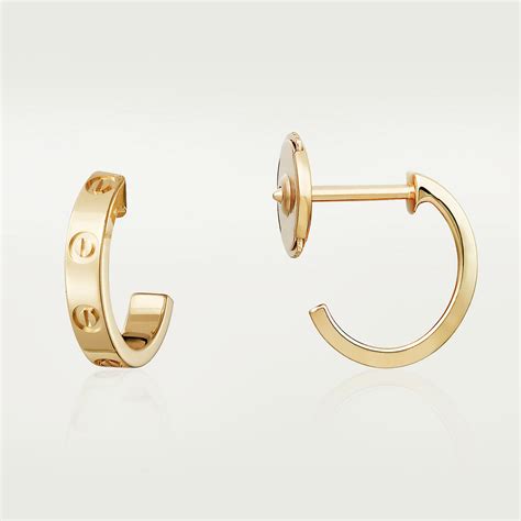 Crb Love Earrings Yellow Gold Cartier