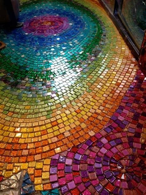 Rainbows Paper Mosaic Mosaic Art Mosaic Glass Mosaic Tiles Glass Art Mosaic Pool Glass