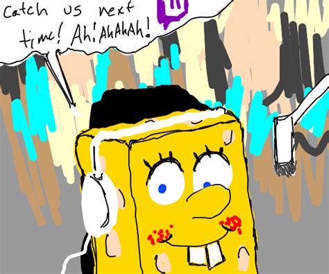 Spongebob Becomes A Twitch Streamer Drawception