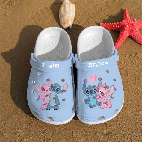 New Lilo Stitch Crocs Clog Shoes Crocband Clog Comfortable For Etsy