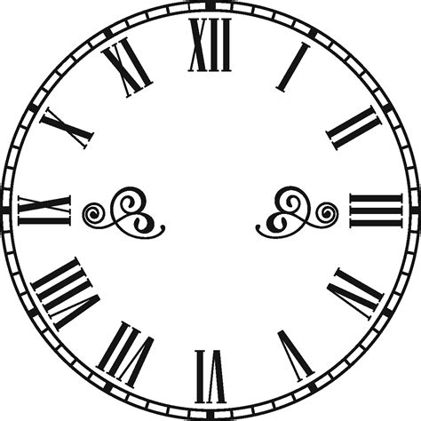 Download Numerals Art Clock Face Roman Angle Line Hq Png Image Freepngimg