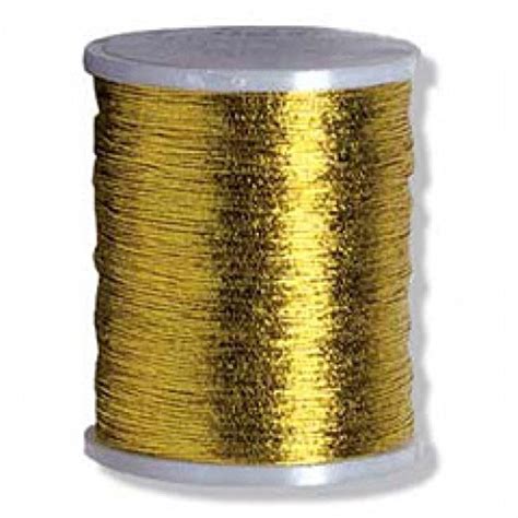 Embroidery Thread Metallic Gold 36m V1749 In Thread From Home