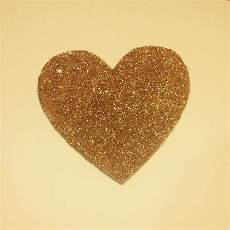 Valentines Day Glitter Heart Homemade By Hollie