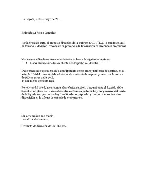 Carta De Liquidacion Laboral Por Despido Costa Rica About Quotes G