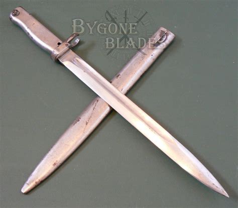 German WW1 Nickel Plated Ersatz Bayonet. Carter #3 | Bygone Blades