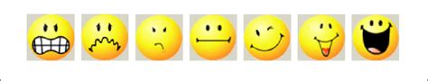 2 The Example Of The Smiley Faces Assessment Scale Used To Measure The