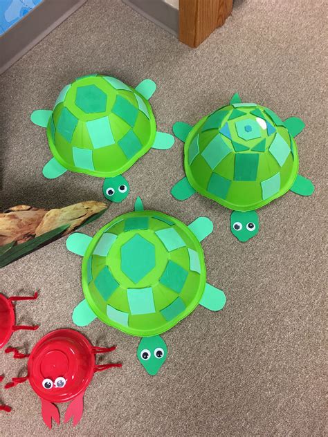 Shipwrecked Vbs 2018 Bowl Turtles Dollar Tree Bowl Craft Foam And