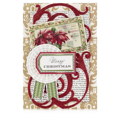 We have a huge collection of 3d card kits and craft sheets, many of which can be printed and posted to your door. Anna Griffin Complete Holiday Trimmings Christmas Card Making Kit - Page 1 - QVC UK