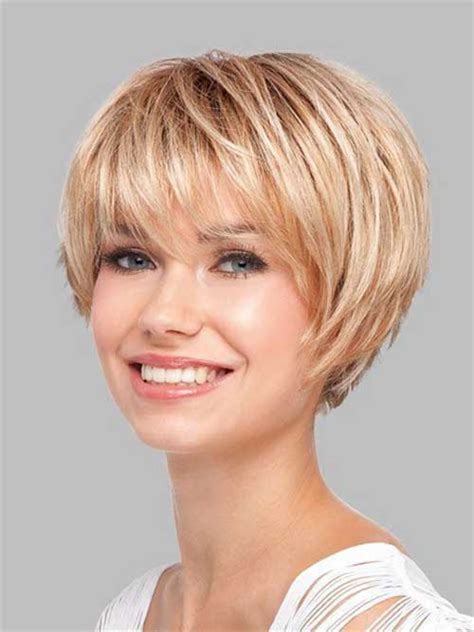 Short layered fine hair if perky, flirty hairstyles are your speed, this haircut stops just at the ears and is filled with layers, creating movement and flippy texture. Latest Short Hairstyles with Fine Hair | Short Hairstyles ...