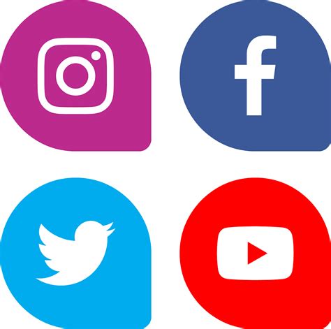 Download Bottons Facebook Instagram Twitter Youtube Vector El Fonts