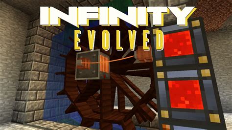 Minecraft Mods Ftb Infinity Evolved Water Wheel [e06] Modded Expert Mode Youtube