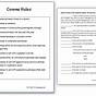 Comma Rule Worksheet