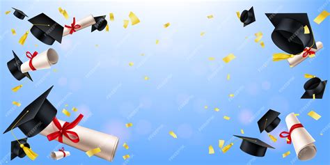 Colorful Kindergarten Graduation Background Design For Your Celebration